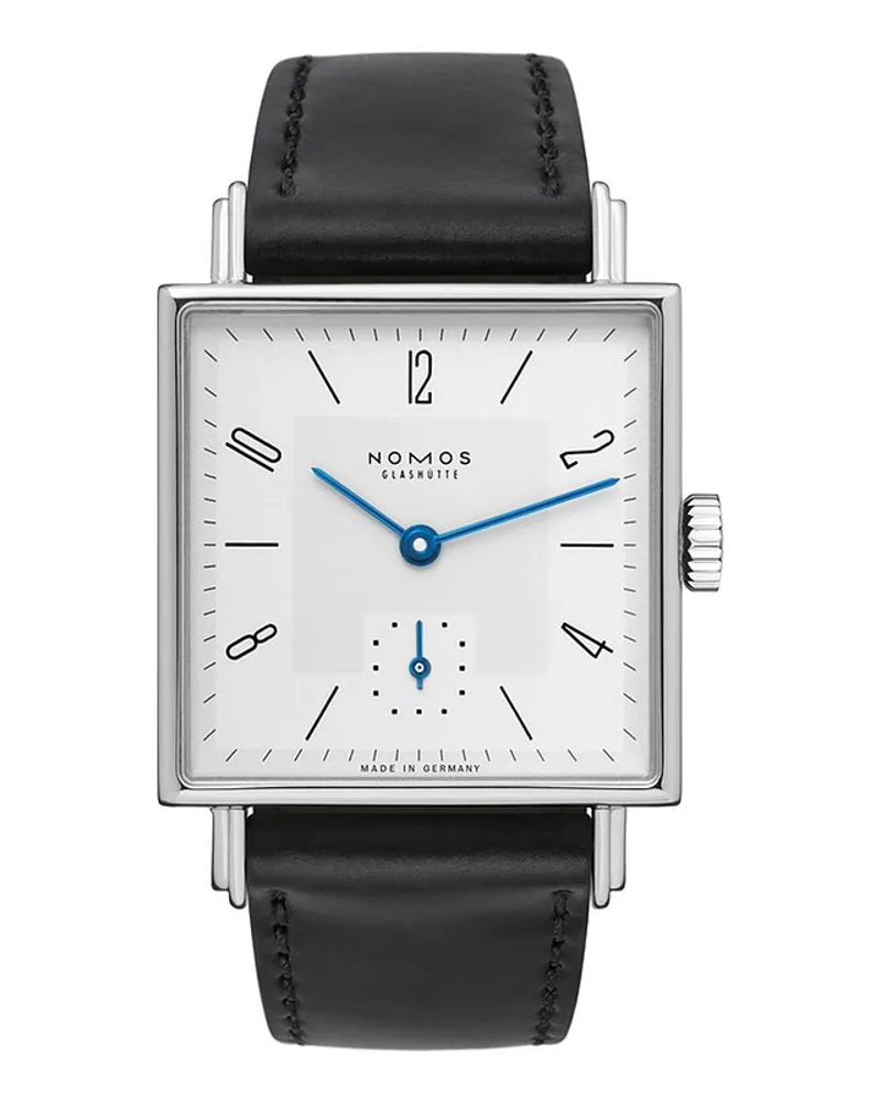 NOMOS Glashütte Herrenuhr Tetra 27 Silber