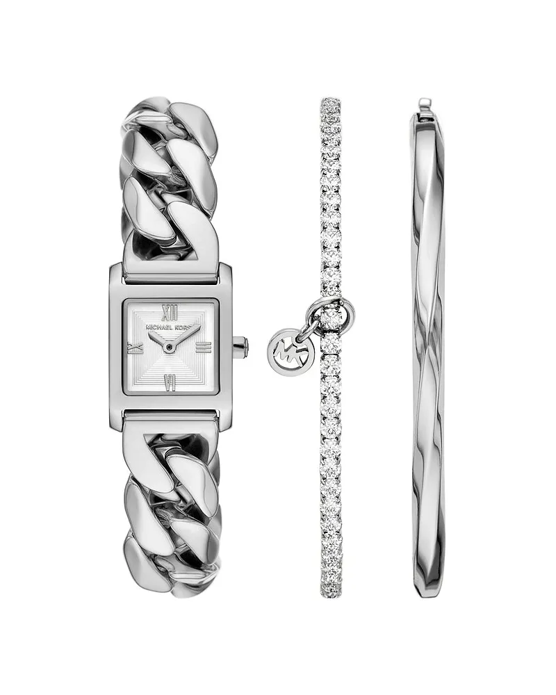 Michael Kors Uhren-Set Georgie Silber