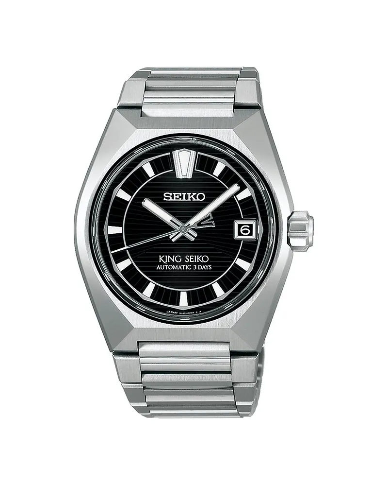 Seiko Herrenuhr VANAC Silber