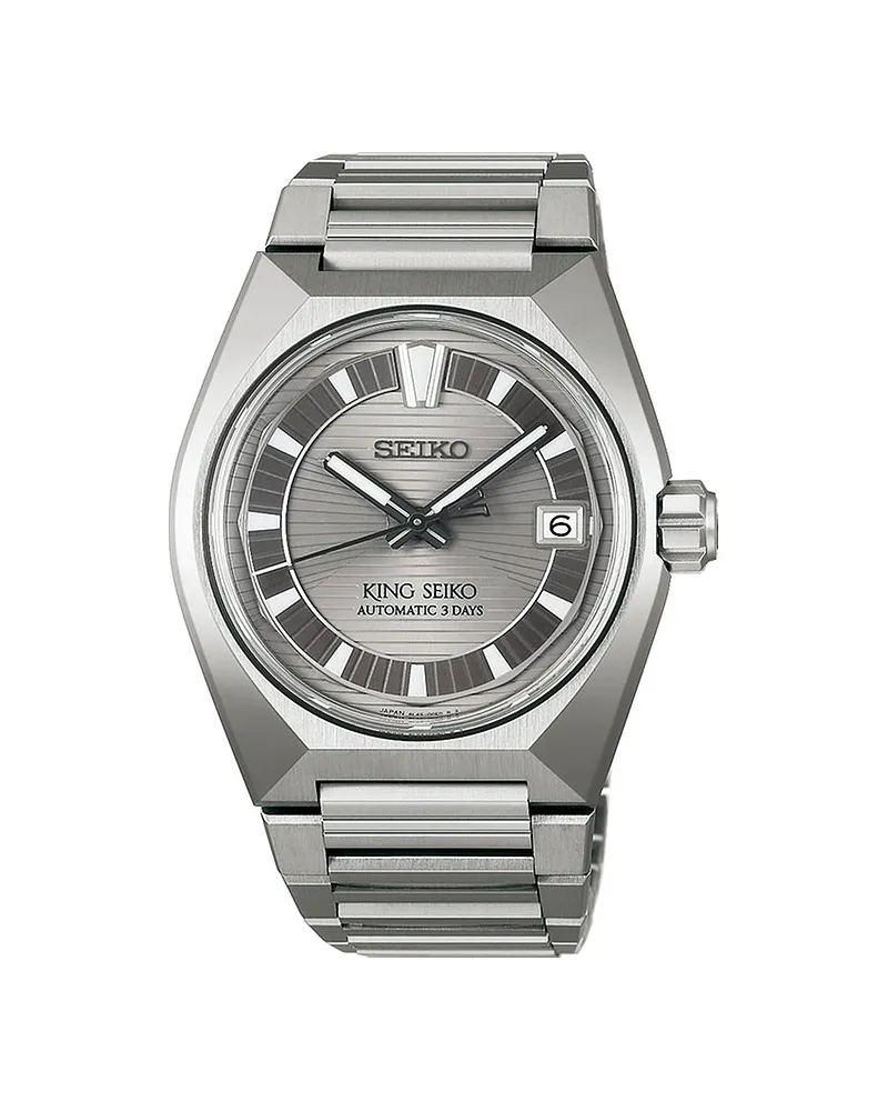 Seiko Herrenuhr VANAC Silber