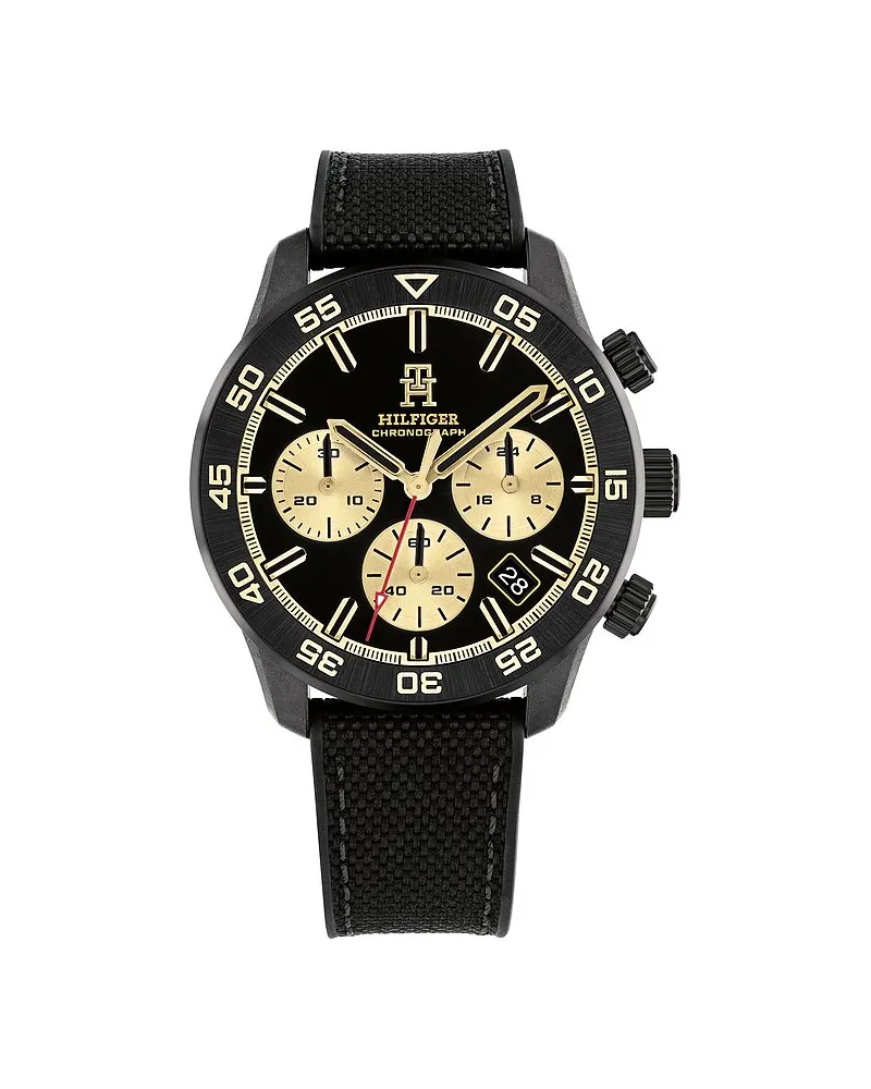 Tommy Hilfiger Herrenuhr TH85 Schwarz