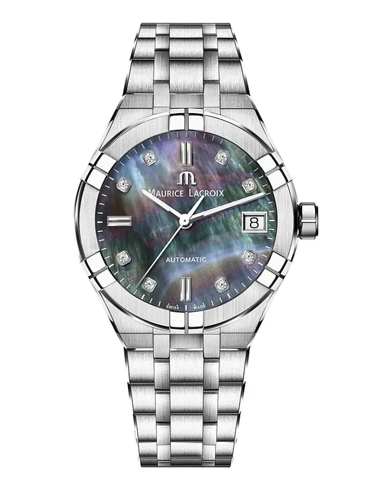 Maurice Lacroix Damenuhr Aikon Date Silber