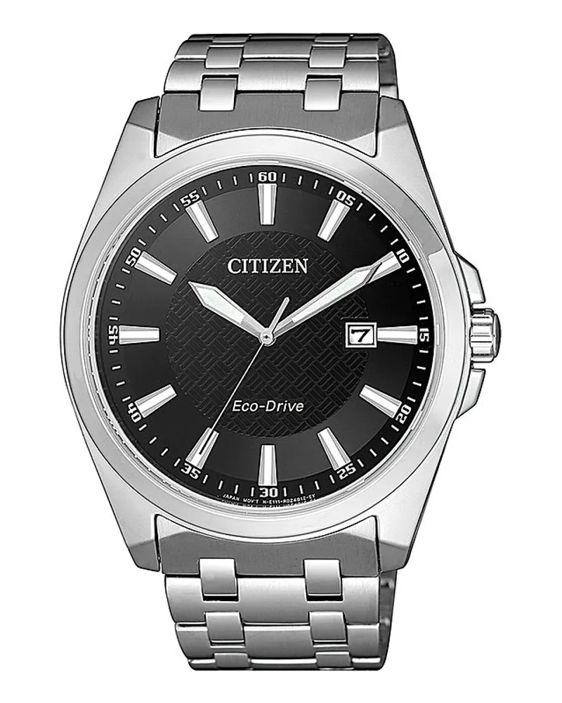 Citizen Herrenuhr Eco Drive Silber