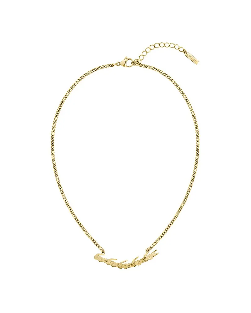 Lacoste Kette CROCODILE Gold
