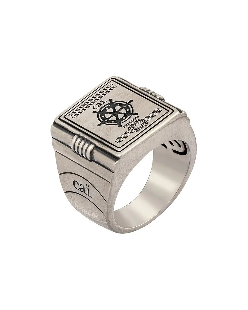 caï jewels Herrenring Silber
