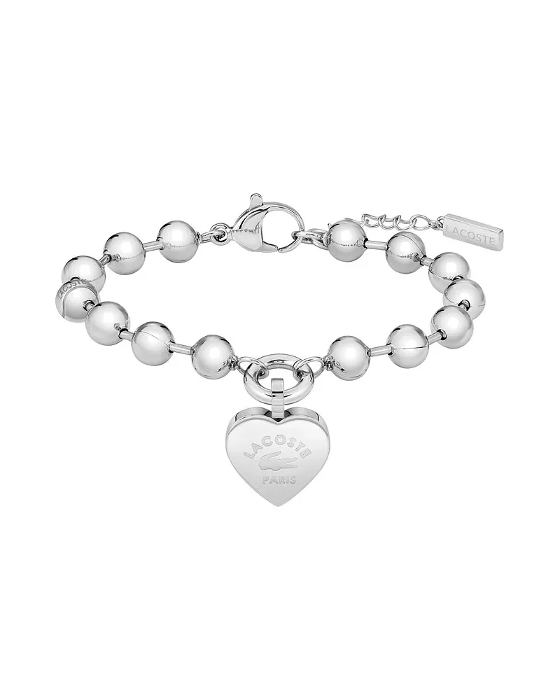 Lacoste Armband LOVE MY CROC Silber