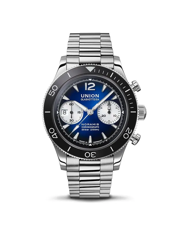 Union Glashütte Chronograph Noramis Silber