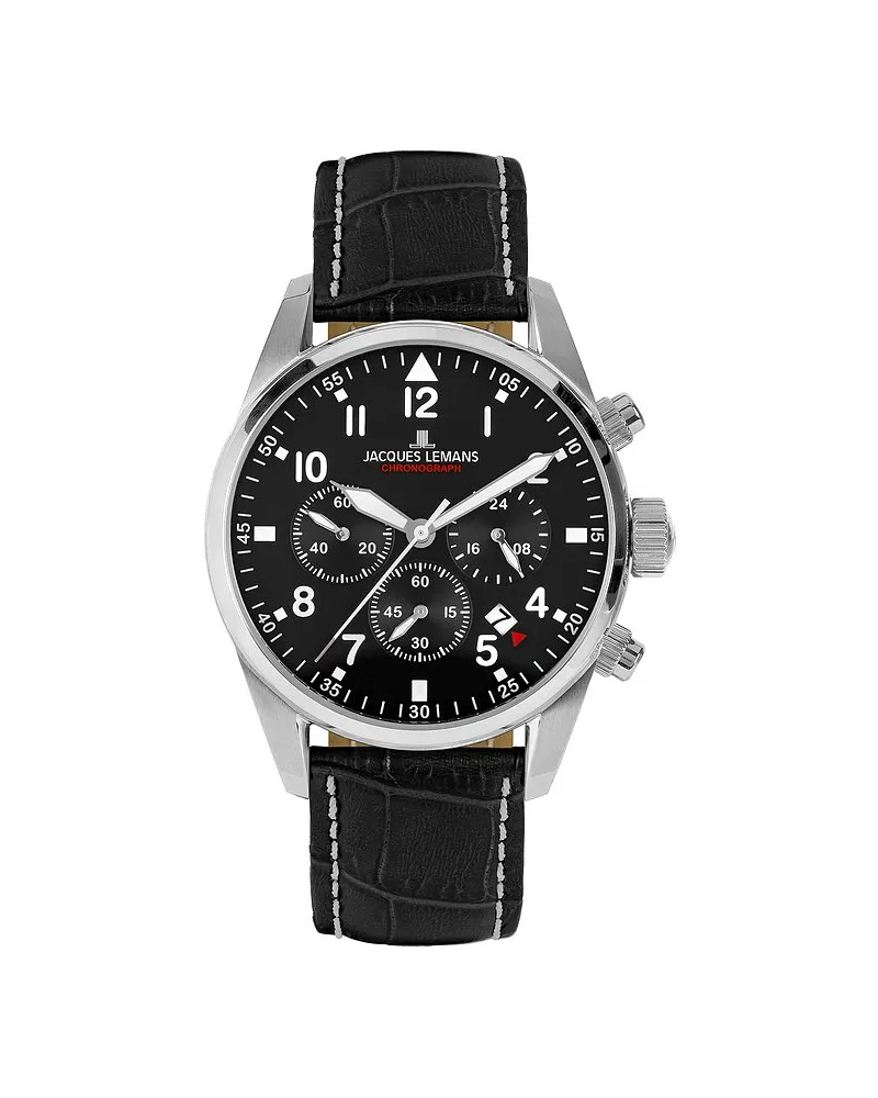 Jacques Lemans Chronograph Barcelona Silber