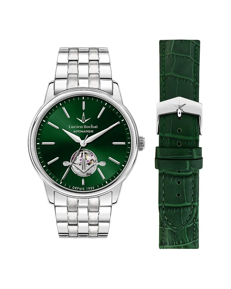 Lucien Rochat Uhren-Set inkl. Wechselarmband Iconic Silber