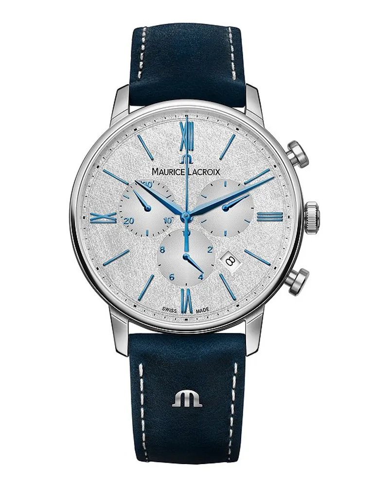 Maurice Lacroix Unisexuhr Eliros Date Chronograph Silber