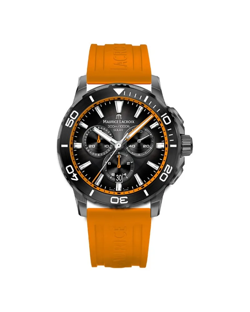 Maurice Lacroix Herrenuhr Pontos S Solar Schwarz