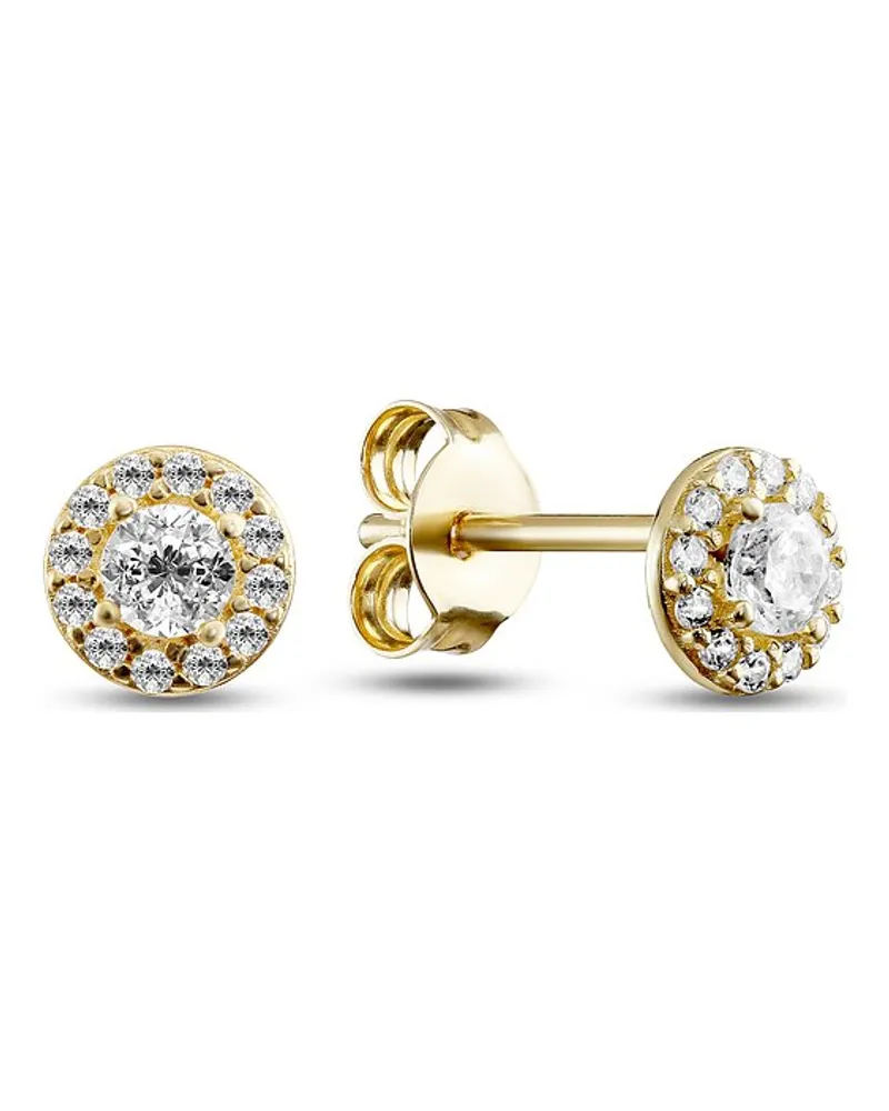 FAVS. Ohrstecker Gelbgold