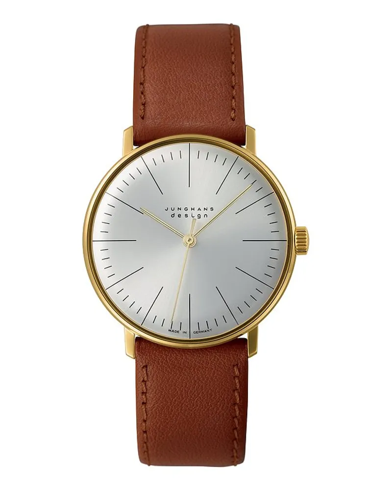 Junghans Herrenuhr max bill Handaufzug Gold