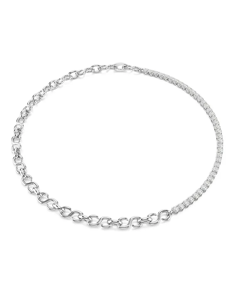 Swarovski Kette Matrix Silber