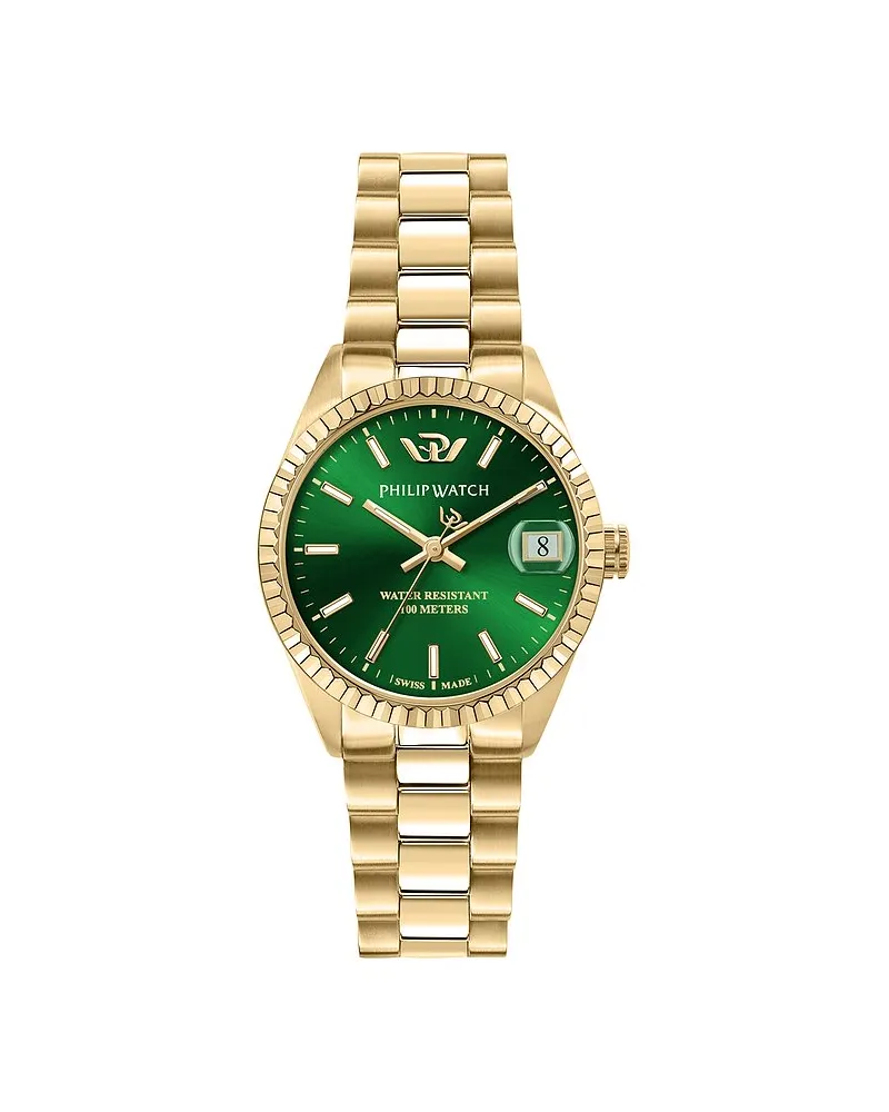 Philip Watch Damenuhr Caribe Urban Gold