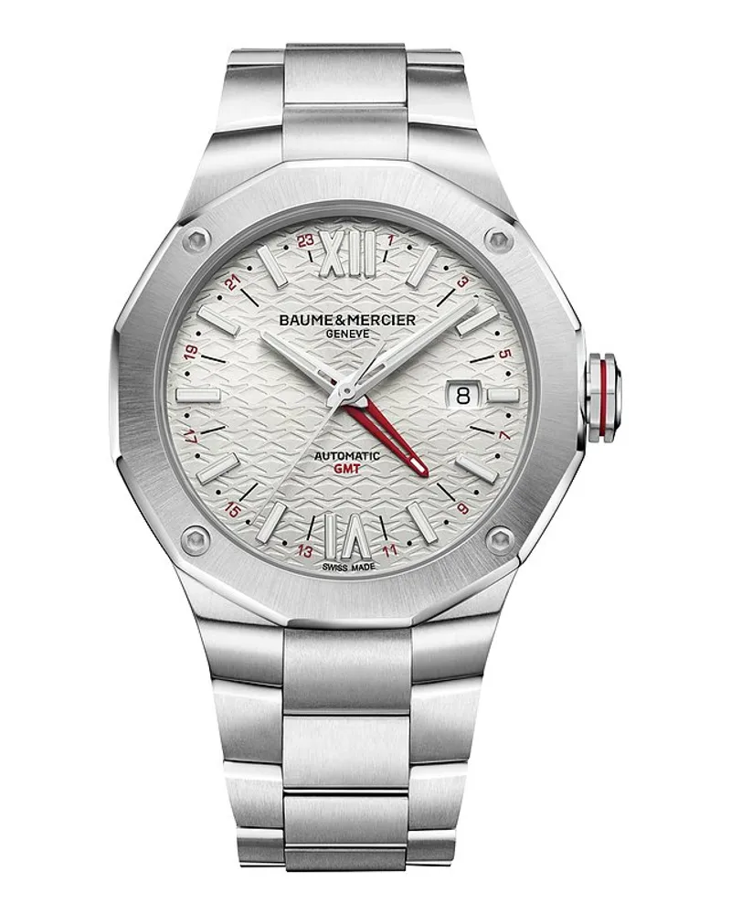 Baume & Mercier Herrenuhr Riviera Silber