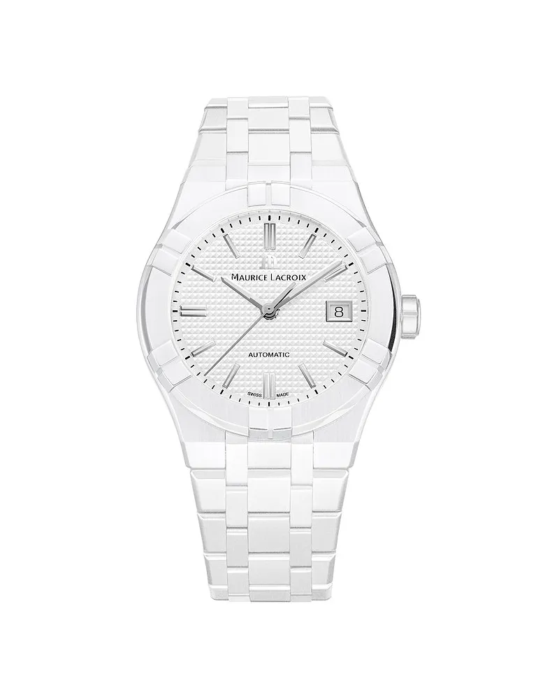 Maurice Lacroix Unisexuhr Aikon Automatic Weiß