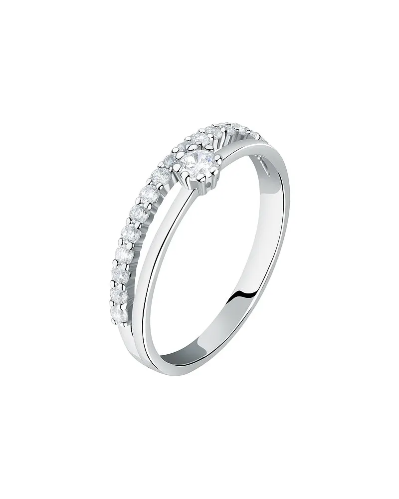 Live Diamond Damenring Weißgold