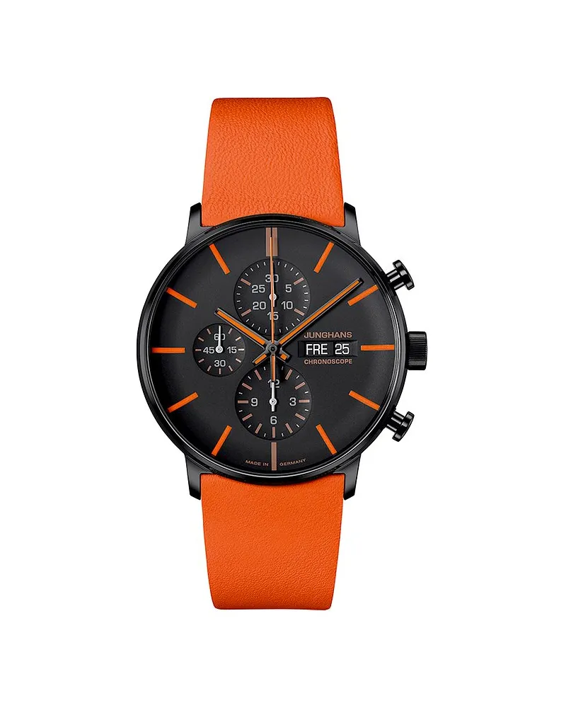 Junghans Chronograph FORM A Chronoscope Schwarz