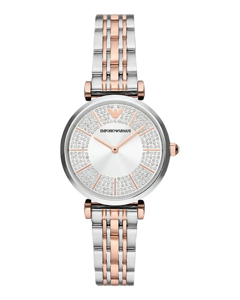 Emporio Armani Damenuhr Silber