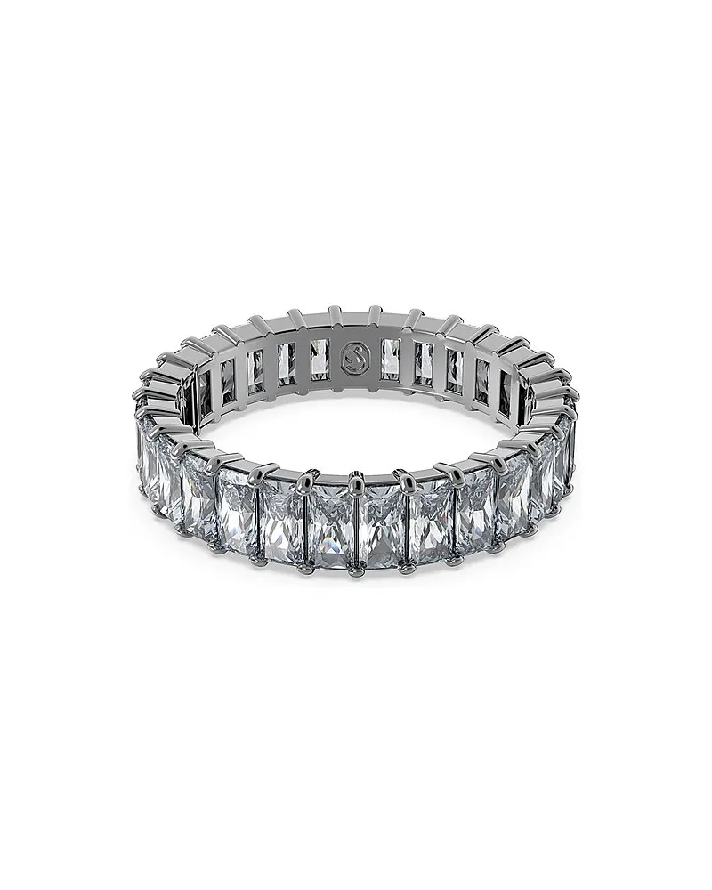 Swarovski Damenring Matrix Grau