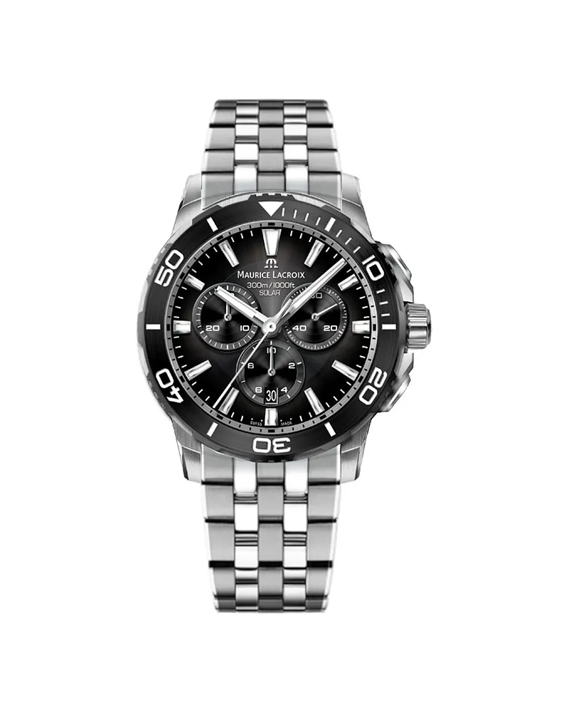 Maurice Lacroix Herrenuhr Pontos S Solar Silber