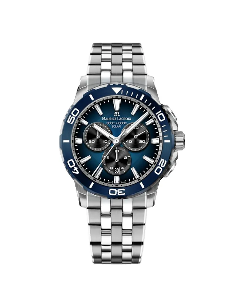 Maurice Lacroix Herrenuhr Pontos S Solar Silber