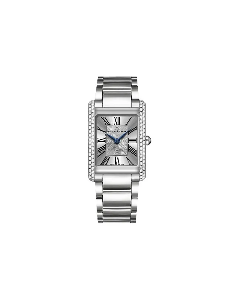 Maurice Lacroix Damenuhr Fiaba Square Silber