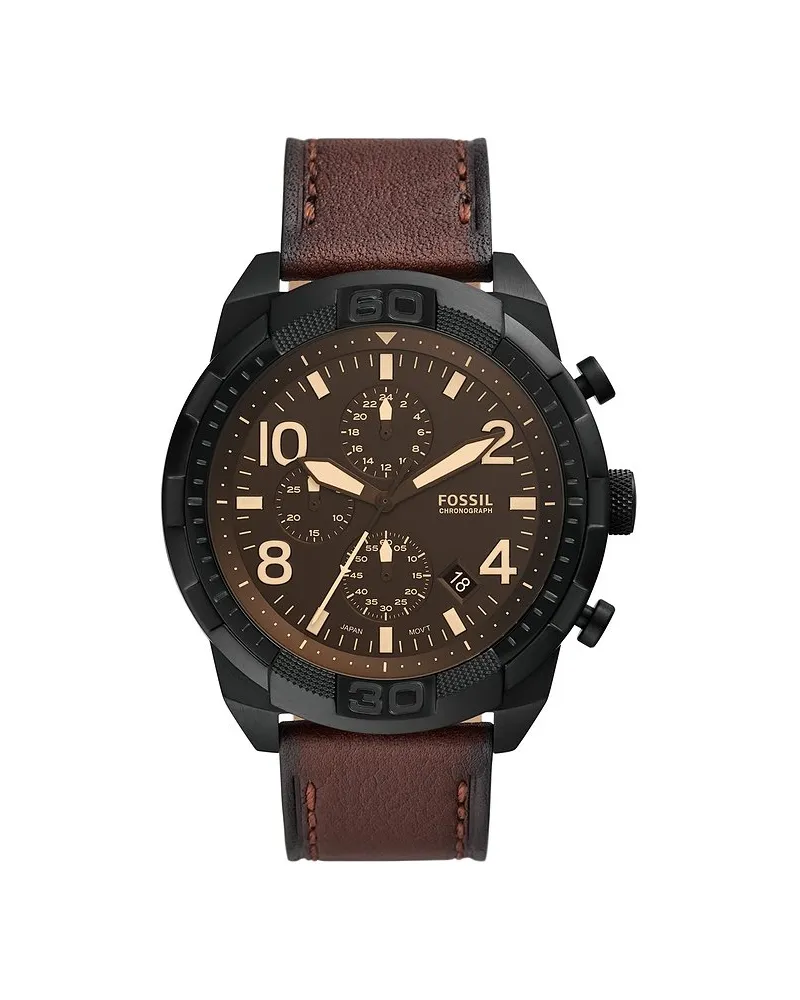 Fossil Chronograph Bronson Schwarz