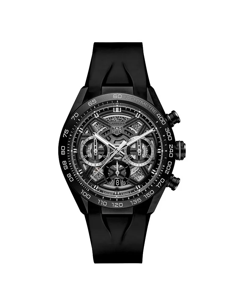 TAG Heuer Herrenuhr Carrera Schwarz