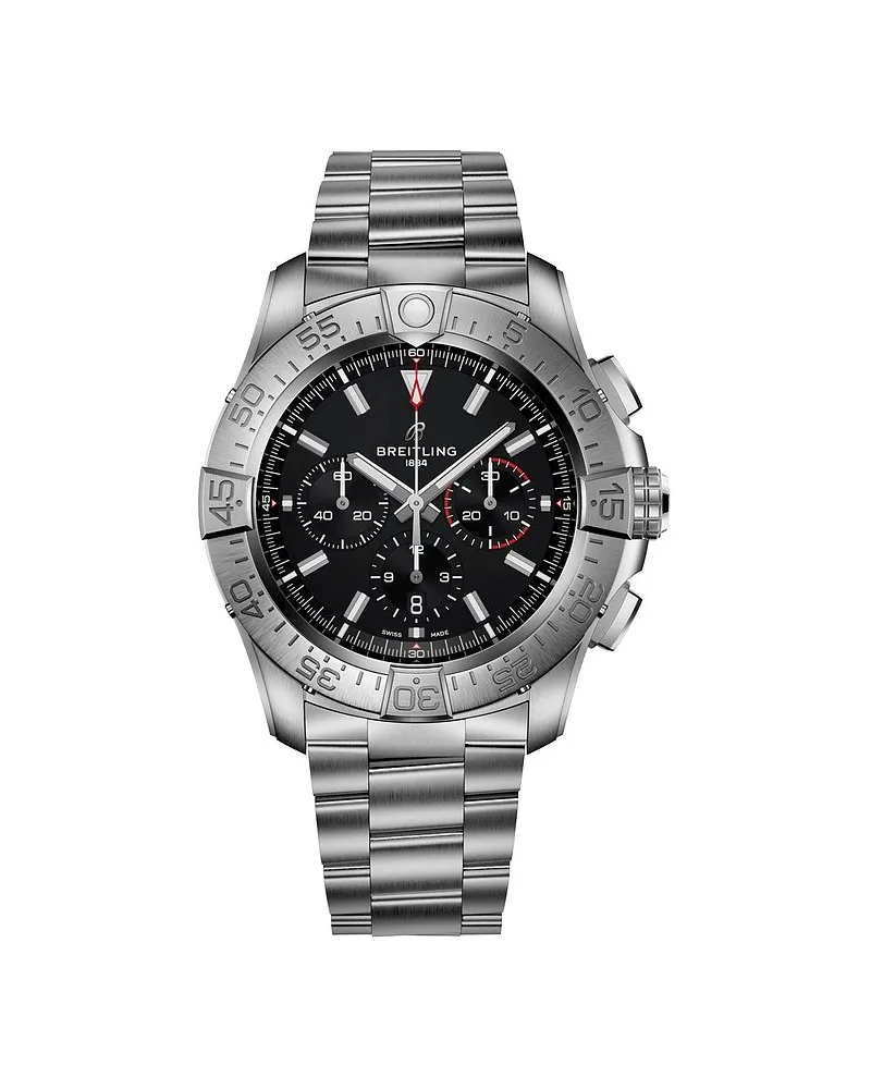 Breitling Chronograph Avenger B01 Chrono 46 Silber