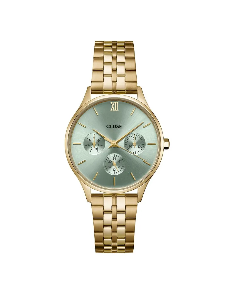 CLUSE Damenuhr Minuit Multifunction Gold