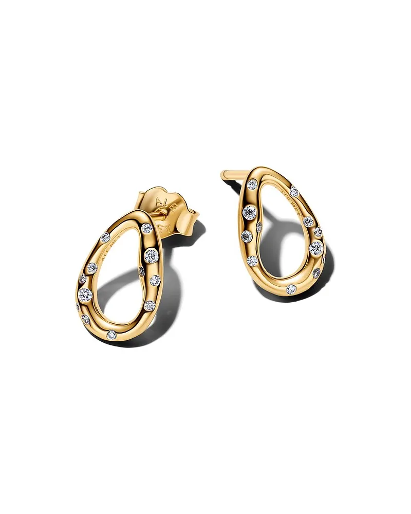 Pandora Ohrstecker Essence Gelbgold