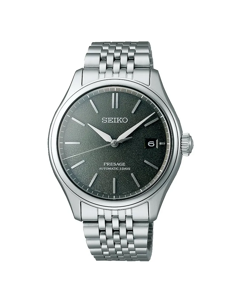 Seiko Herrenuhr Presage Classic Series Silber