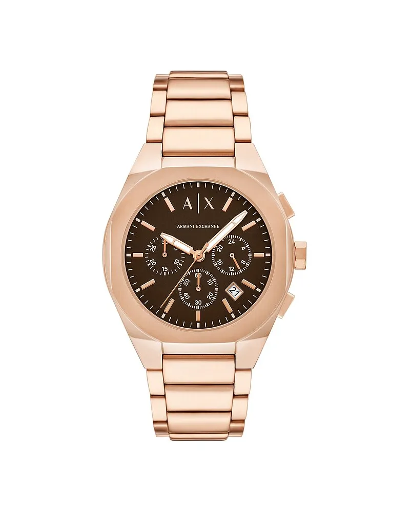 Armani Exchange Chronograph Roségold