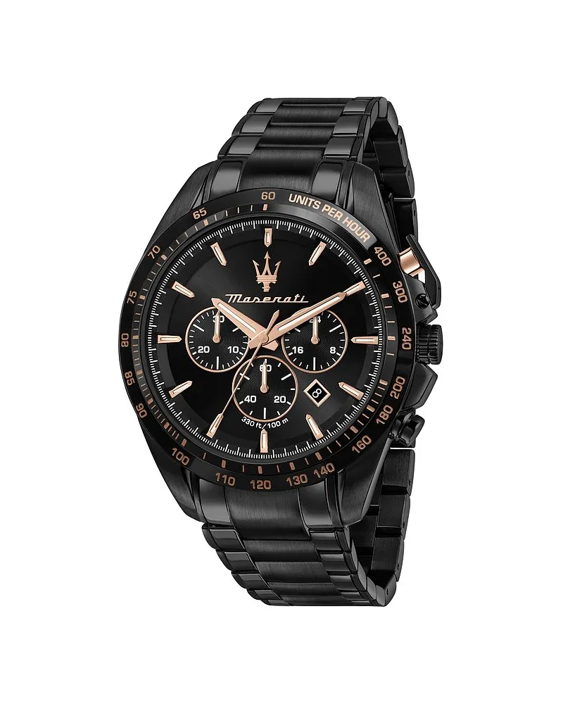 Maserati Chronograph Traguardo Schwarz