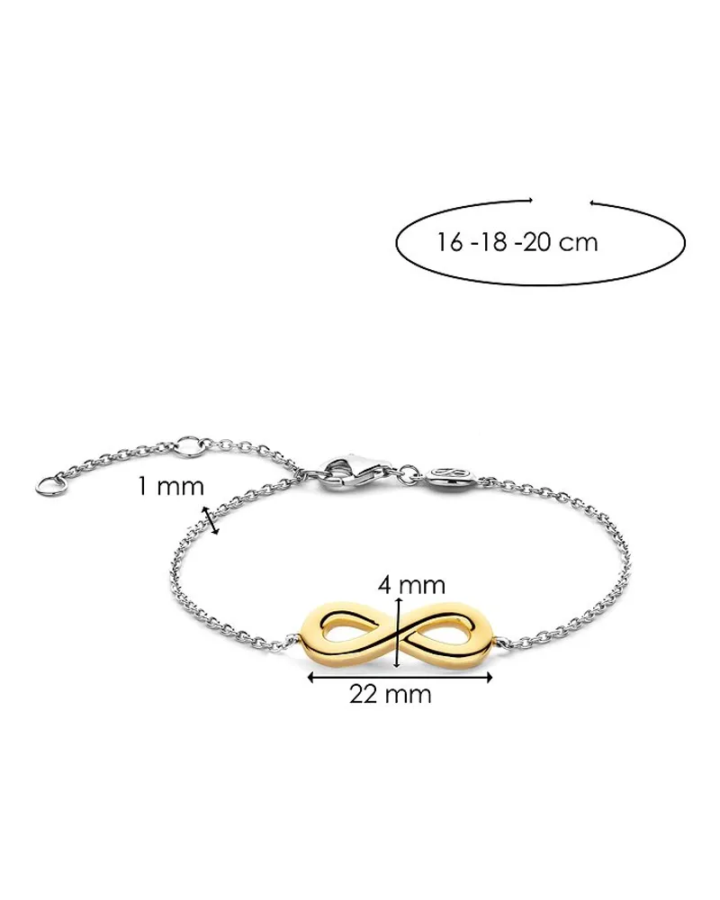 ti sento milano Armband Gelbgold