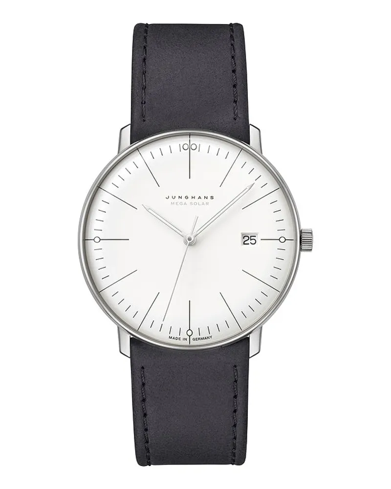 Junghans Herrenuhr max bill Mega Solar Grau