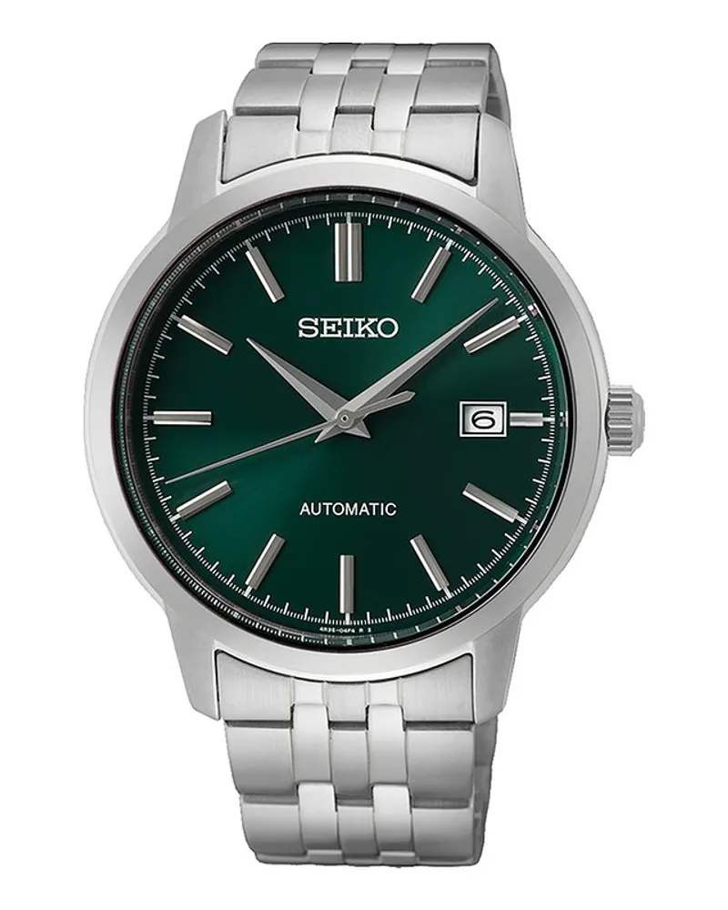 Seiko Herrenuhr Automatik Silber
