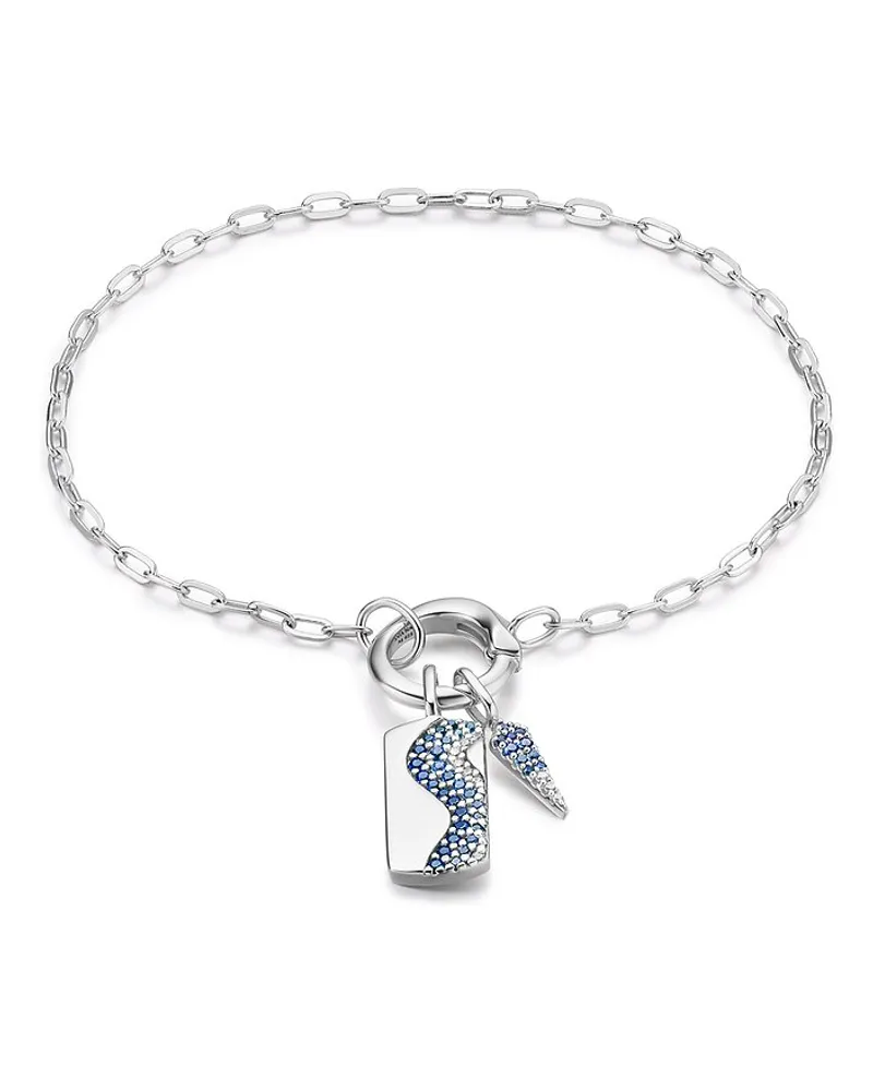 ANIA HAIE Armband Brave Heart Silber