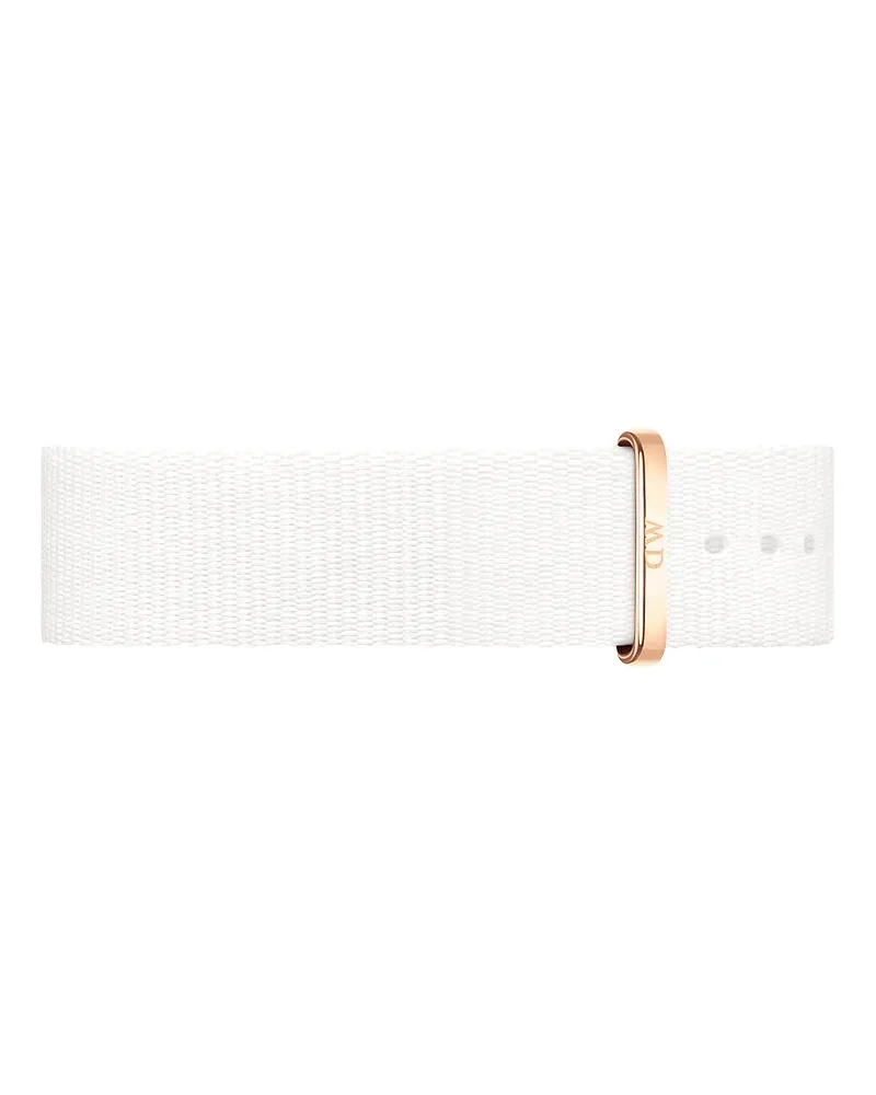 Daniel Wellington Textilband Classic Weiß