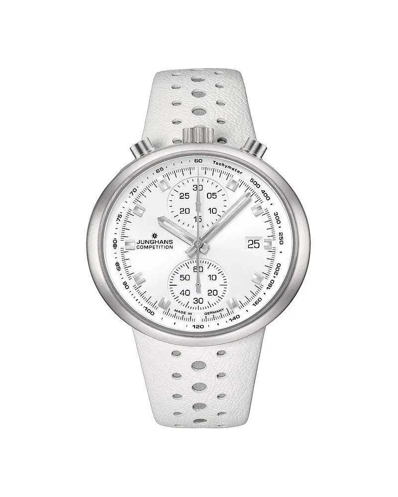 Junghans Chronograph 1972 Competition White Silber