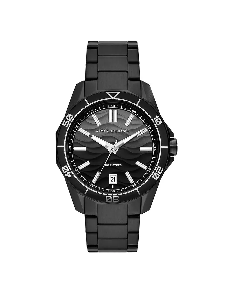 Armani Exchange Herrenuhr Schwarz