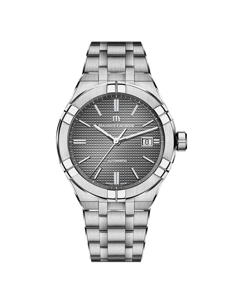 Maurice Lacroix Herrenuhr Date Silber