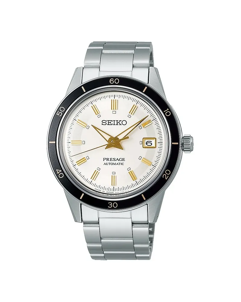 Seiko Herrenuhr Style 60's Silber