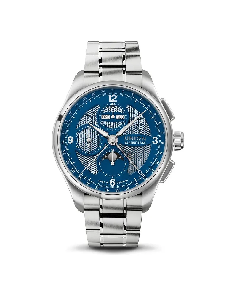 Union Glashütte Chronograph Belisar Chronograph Mondphase Silber