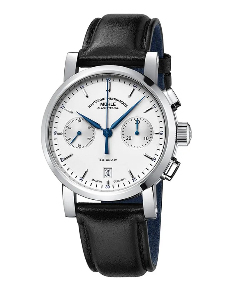 Mühle-Glashütte Chronograph Teutonia IV Chronograph Silber