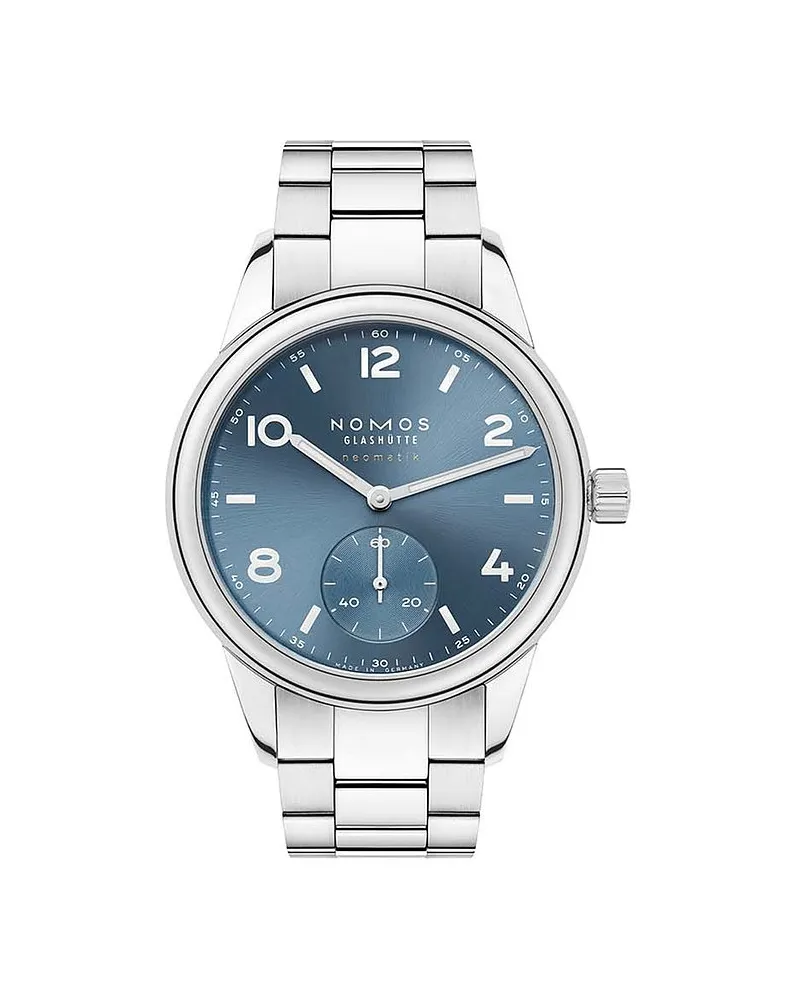 NOMOS Glashütte Unisexuhr Club Sport neomatik Silber