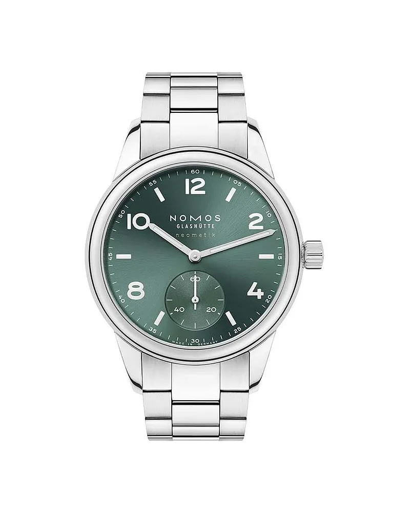 NOMOS Glashütte Unisexuhr Club Sport neomatik Silber