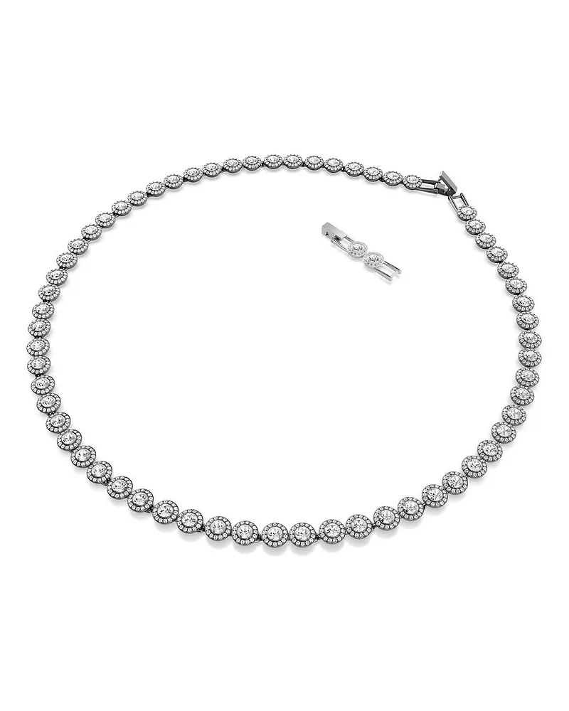 Swarovski Kette Una Weiß